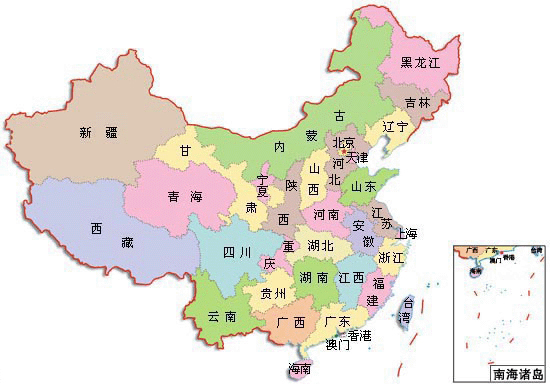 国内销售网络地图